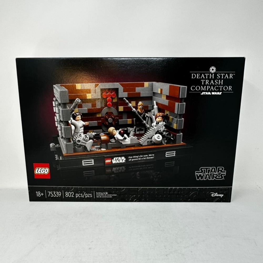 LEGO 75339 NISB Star Wars Death Star Trash Compactor Diorama Building Set